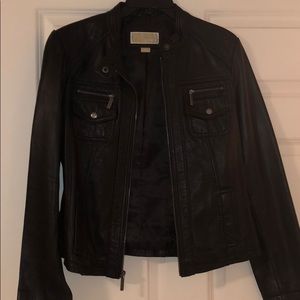 Michael Kors genuine leather jacket